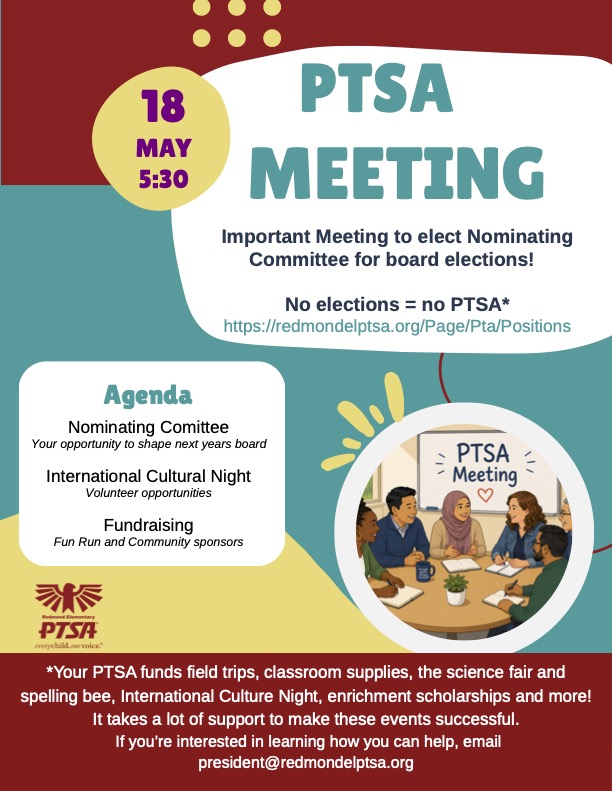 PTSA Meeting Info